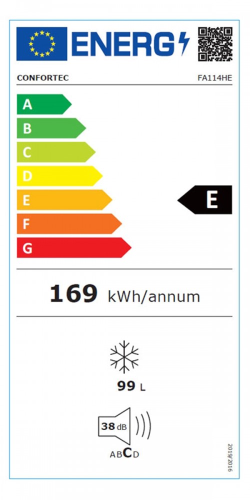 Classe de Eficiência Energética E Classe de Eficiência Energética E E