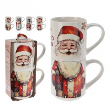 Conjunto 2 caneca JOM PAI NATAL AZD503300